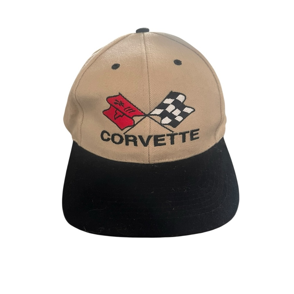 Corvette Tan and Black Men's Cap